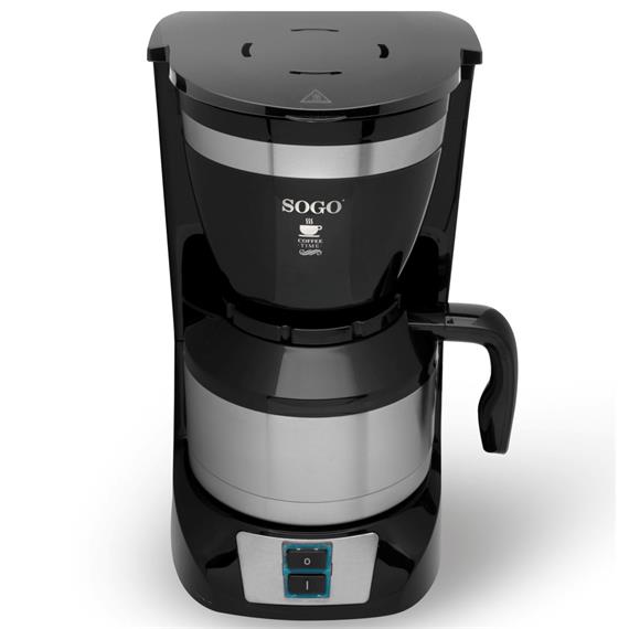 Sogo Cafetera Goteo 1L 800W 10 Tazas con Jara de Acero Inox (CAF-SS-5660)