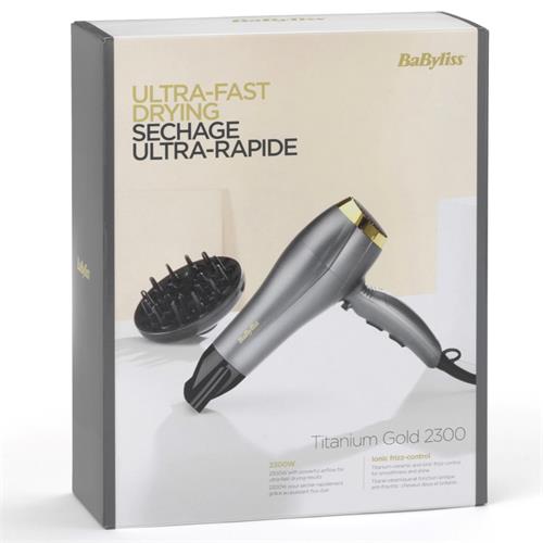 Babyliss 5513TE Secador 2300W Gama Titanium Gold