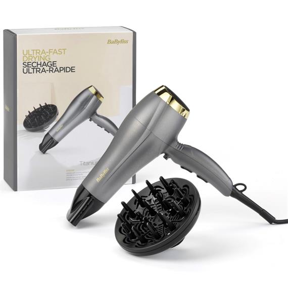 Babyliss 5513TE Secador 2300W Gama Titanium Gold