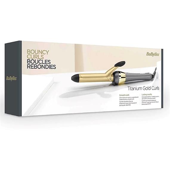 Babyliss 2524TE Cepillo de Aire 3 Cabezales 800W Gama Titanium Gold