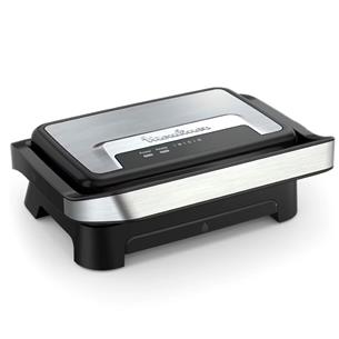 Moulinex GI270D10 Parrilla Eléctrica 1000W Inox-Negro