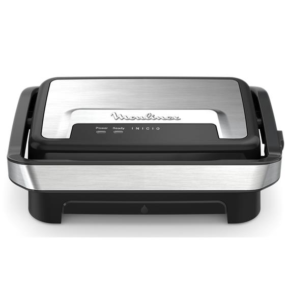Moulinex GI270D10 Parrilla Eléctrica 1000W Inox-Negro