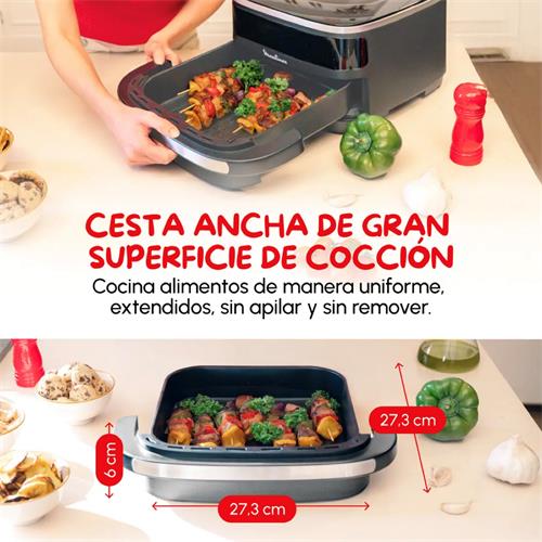 Moulinex AL402HF0 Freidora de Aire Gran Superficie con Doble Resistencia