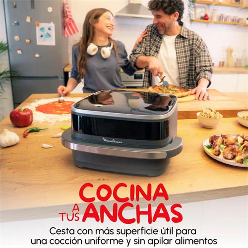 Moulinex AL402HF0 Freidora de Aire Gran Superficie con Doble Resistencia