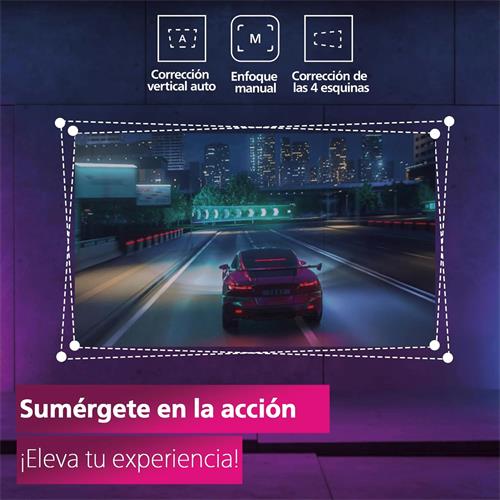 Philips GamePix 800 Proyector Gaming Full HD 120Hz 150" 2500 ANSI