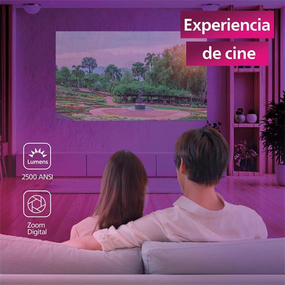 Philips GamePix 800 Proyector Gaming Full HD 120Hz 150" 2500 ANSI