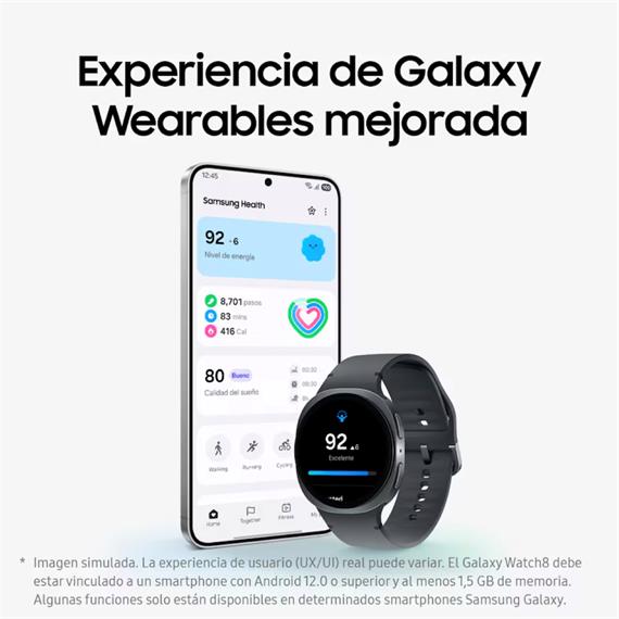 Samsung Galaxy Watch 8 44mm Bluetooth Graphito (SM-L330)