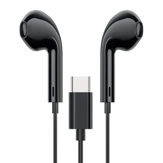 Hoco M101 Auricular USB-C con Micrófono Negro