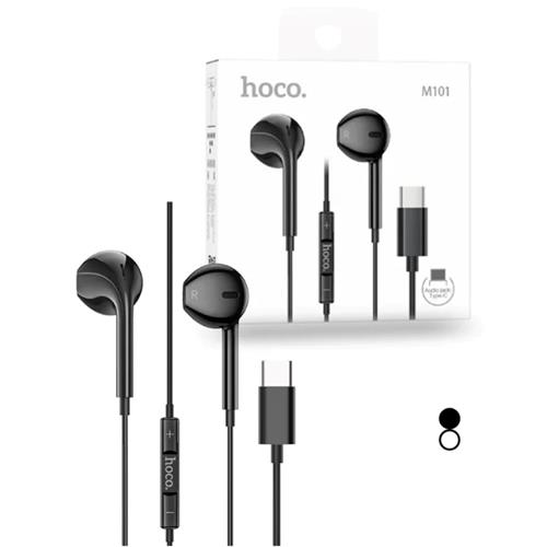 Hoco M101 Auricular USB-C con Micrófono Negro