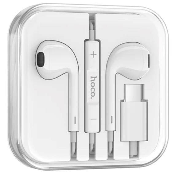 Hoco M101 Auricular USB-C con Micrófono Blanco