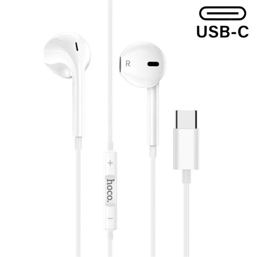 Hoco M101 Auricular USB-C con Micrófono Blanco