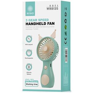 Ventilador de Mano 3 Velocidades 250mAh Ikrea WR9135