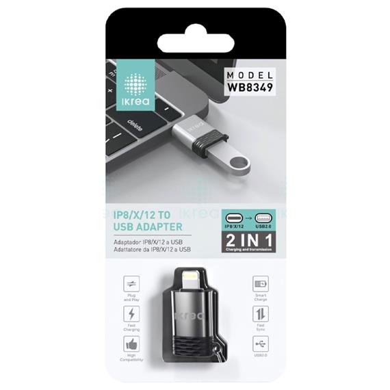 Adaptador USB a Lightning Ikrea WB8349