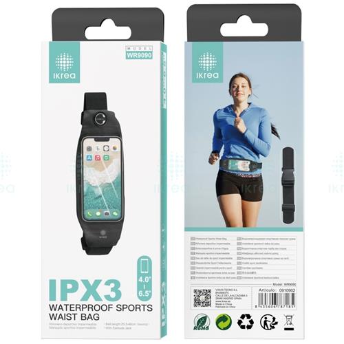 Riñonera Deportiva Impermeable 4.0-6.5" IPX3 Ikrea WR9090