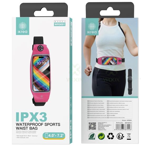 Riñonera Deportiva Impermeable 4.0-7.2" IPX3 Ikrea WR9091