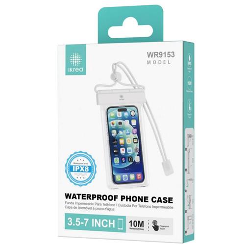 Funda Impermeable para Móvil  3.5" a 7´´ IPX8 Ikrea WR9153 Plata