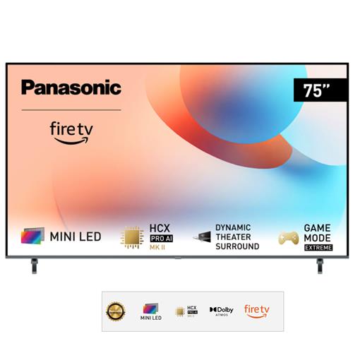 Televisor 75" Panasonic TV-75W95AEG Mini Led 4K UHD Smart TV Fire OS
