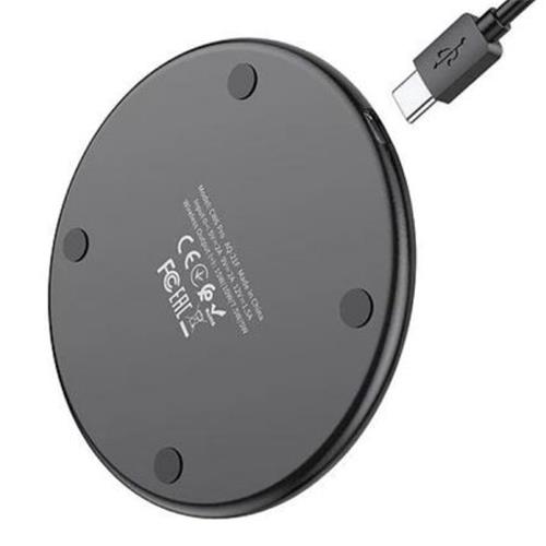 Hoco CW6 Pro Cargador Inalámbrico Rápido 15W Negro