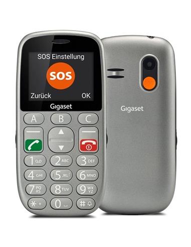 Gigaset GL390 2.2" Teléfono para mayores Gris Inglés; Francés; Danés; Italiano; Alemán; Noruego; Sueco