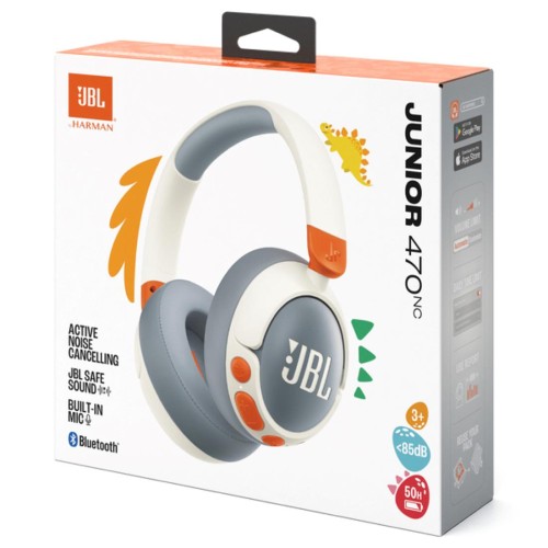 Jbl Junior 470NC Auriculares Inalámbricos Cancelación Ruido White
