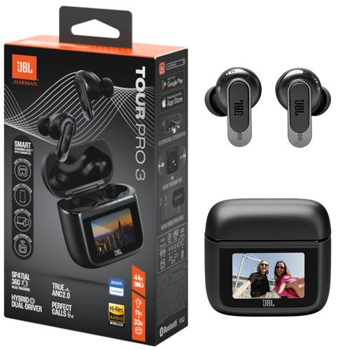 Jbl Tour Pro 3 Auricular Inalámbrico con Cancelación Ruido Espacial 360 Negro