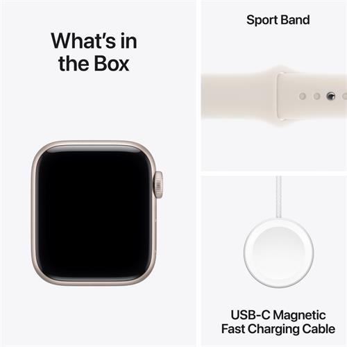 Apple Watch SE (3ª Gen) GPS 40mm Blanco Estrella / Blanco Estrella -S/M (MEH34QL/A)