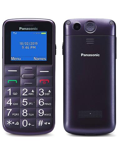 Panasonic KX-TU110 1.77" DS Teléfono para Mayores Violeta