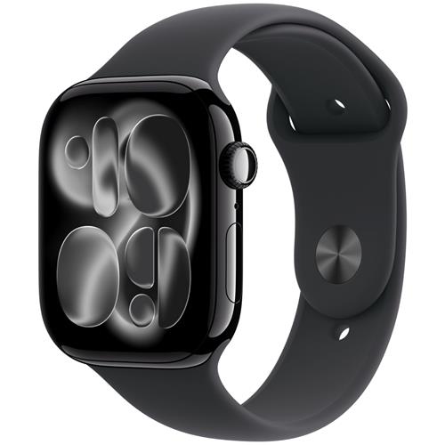 Apple Watch S11 GPS + Cellular 46mm Jet Black Aluminium M/L (MFC44QL/A)