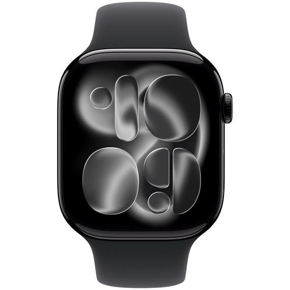 Apple Watch S11 GPS + Cellular 46mm Jet Black Aluminium M/L (MFC44QL/A)