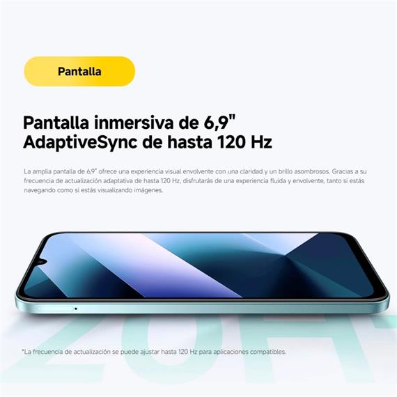 Xiaomi Poco C85 6,9" 8GB 256GB 50Mpx 6.000mah 33W Púrpura