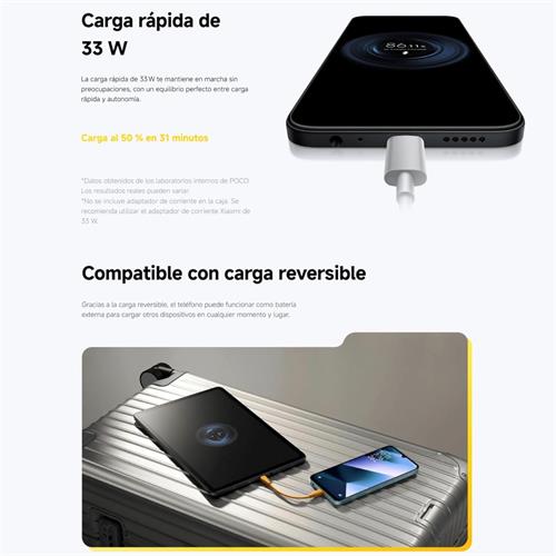 Xiaomi Poco C85 6,9" 8GB 256GB 50Mpx 6.000mah 33W Púrpura