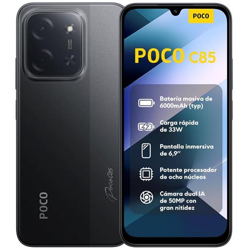 Xiaomi Poco C85 6,9" 8GB 256GB 50Mpx 6.000mah 33W Negro