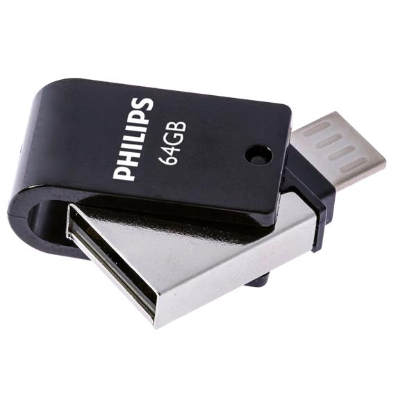Memoria Micro USB 64GB 2.0 Philips 2 in 1