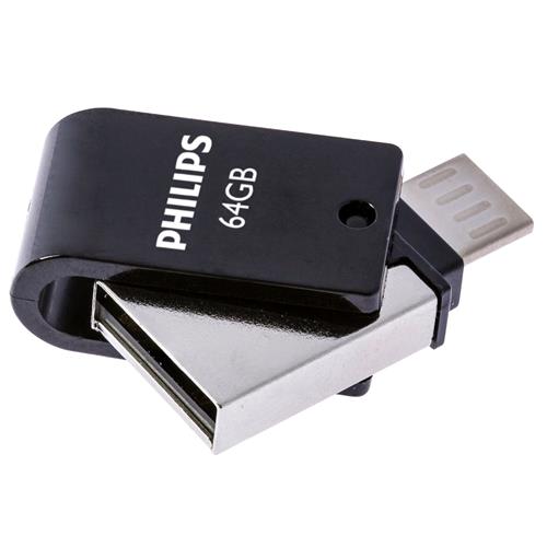 Memoria Micro USB 64GB 2.0 Philips 2 in 1