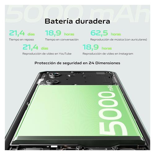 Vivo Y03 6.56" 4GB 128GB 5.000mah IP54 Gem Green