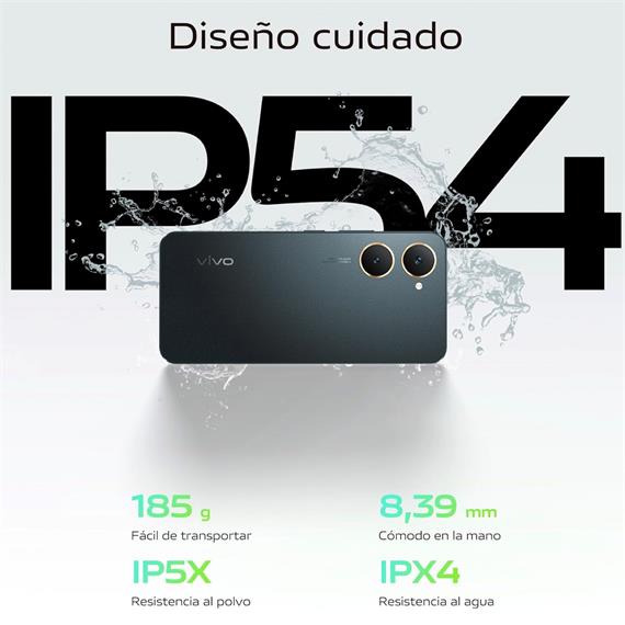 Vivo Y03 6.56" 4GB 128GB 5.000mah IP54 Gem Green