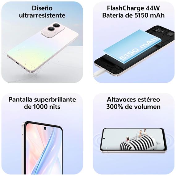 Vivo Y19S 6.68" 8GB 256GB 50Mpx NFC 44W Pearl Silver