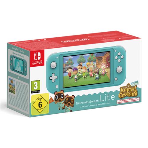 Nintendo Switch Lite Consola Turquesa + Animal Crossing New Horizons