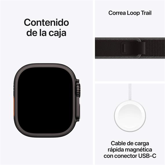 Apple Watch Ultra 3 GPS+ Cellular 49mm Black Titanium Case M/L (MF1H4QL/A)