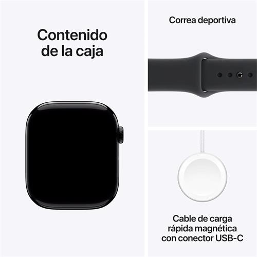 Apple Watch S11 GPS 46mm Jet Black Aluminium Case M/L (MEUX4QL/A)