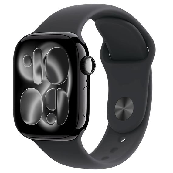 Apple Watch S11 GPS 42mm Jet Black Aluminium Case S/M (MEQT4QL/A)