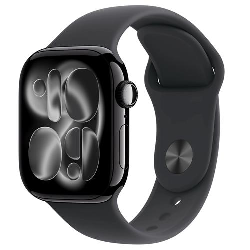 Apple Watch S11 GPS 42mm Jet Black Aluminium Case S/M (MEQT4QL/A)