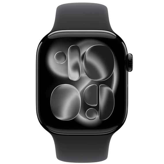 Apple Watch S11 GPS 42mm Jet Black Aluminium Case S/M (MEQT4QL/A)