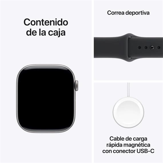 Apple Watch S11 GPS 46mm Space Grey Aluminium Case M/L (MEV44QL/A)