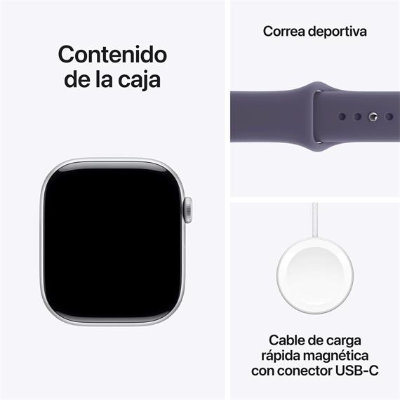 Apple Watch S11 GPS 46mm Silver Aluminium Case M/L (MEVA4QL/A)