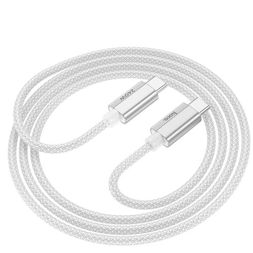 Cable USB-C a USB-C 240W 1.8 metros Reforzado Hoco U134 Gris