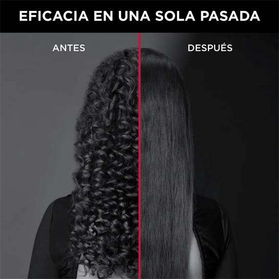 Rowenta SF466LF0 Plancha de Pelo Digital con Keratina Karl Lagerfeld