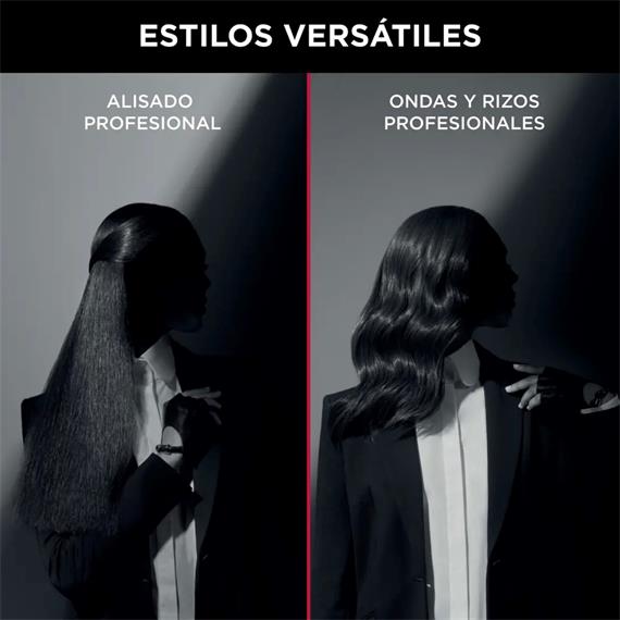 Rowenta SF466LF0 Plancha de Pelo Digital con Keratina Karl Lagerfeld