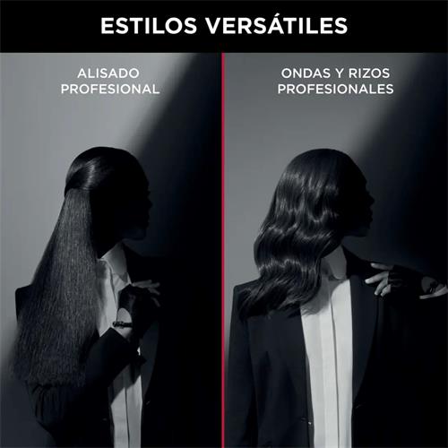 Rowenta SF466LF0 Plancha de Pelo Digital con Keratina Karl Lagerfeld