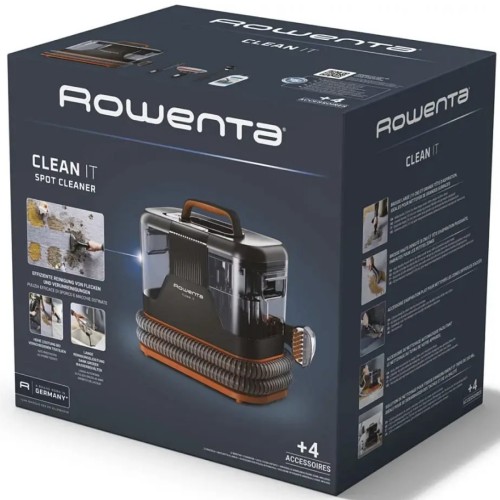 Rowenta IN5012F0 Aspirador Tapicería 400W 1.8 Litros Negro y Rojo